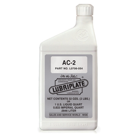 Lubriplate Air Comp. Oil Ac-2, 12/1 Qts, Iso-68 Air Compressor Fluid For Reciprocating/Piston Type L0706-054